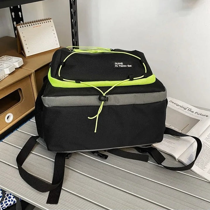 Transparent and Black Waterproof Fashion Backpack