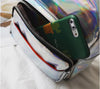 Transparent Laser Backpack Shoulder Bag for Girls