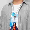 INRI Stainless Steel Jesus Cross 3D Pendant Necklace-Necklaces-Innovato Design-Innovato Design