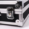 Black and Silver Wristwatches Metal Suitcase Storage Box