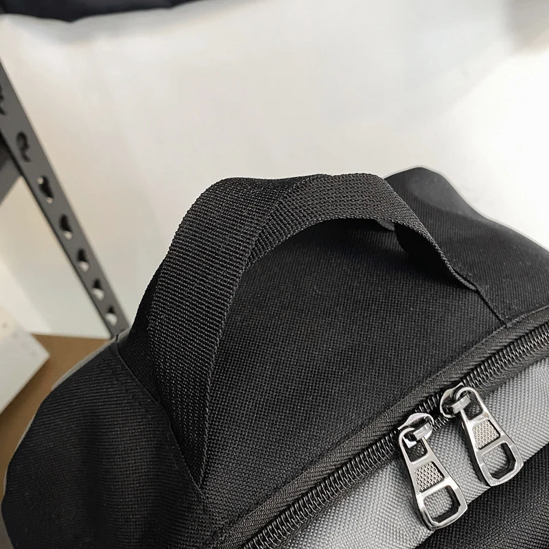 Transparent and Black Waterproof Fashion Backpack