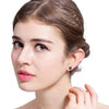 4 Pairs Stainless Steel Stud Earrings for Men Women Square Earrings CZ Inalid,6-8MM-Earrings-Innovato Design-4 Pairs 6mm-Innovato Design