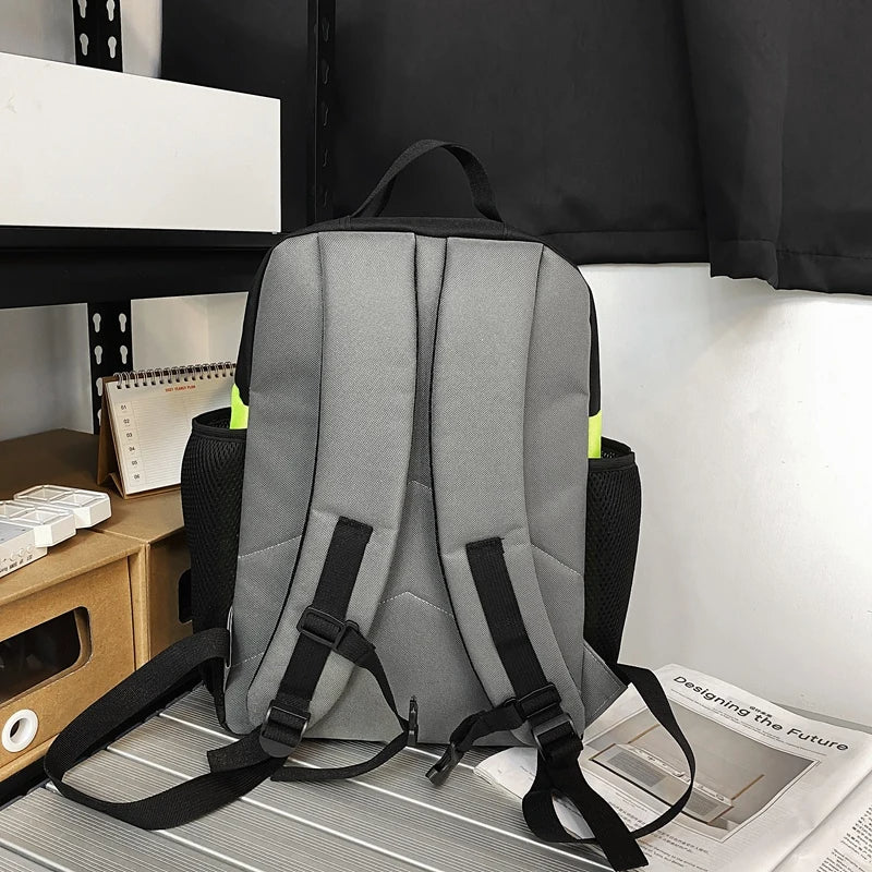Transparent and Black Waterproof Fashion Backpack