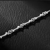925 Sterling Silver Bone Chain Handmade Unisex Bracelet-Bracelets-Innovato Design-Innovato Design