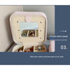 Travel Jewelry Box with Mirror Letter Organizer Personal Gift Cosmetic Bag-jewelry-Innovato Design-A-Innovato Design