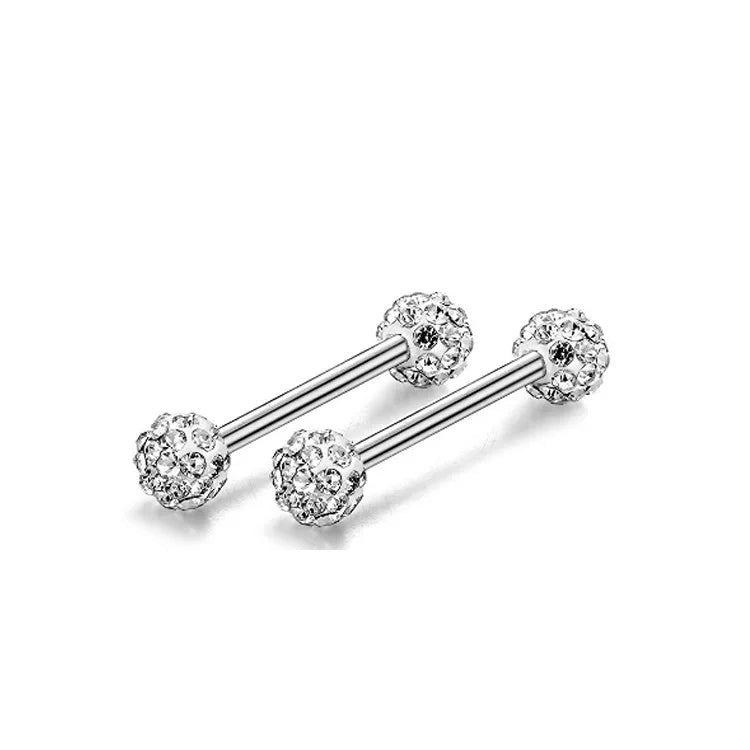 3-5 Pairs 14G Stainless Steel Piercing Navel Barbell Body Jewelry Piercing-Piercing-Innovato Design-3 Pairs-Innovato Design