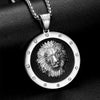 Lion Necklace Circle with Chain