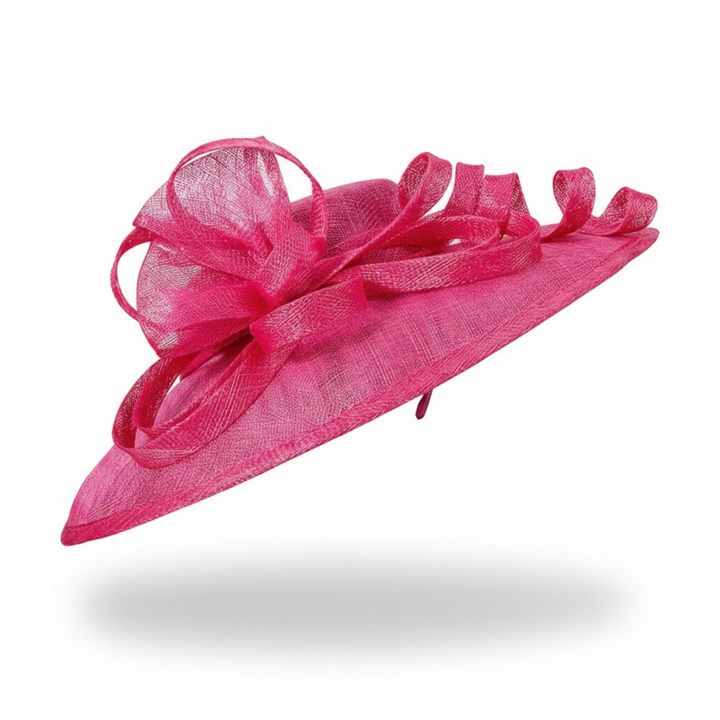 Floppy Wide Brim Linen Sun Hat with Bow