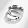 Stainless Steel Couple Engraved I Love You Wedding Engagement Ring Promise Band-Rings-Innovato Design-Men-5-Innovato Design