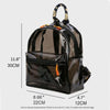 Cute Clear Mini Backpack Transparent Bookbag PVC for Women-clear backpack-Innovato Design-Pink-Innovato Design