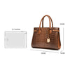 Retro Oil Wax Leather Purse, Tote Bag, Shoulder Bag and Handbag Set-Handbags-Innovato Design-Red-Innovato Design