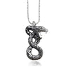 925 Sterling Silver Snake Necklace