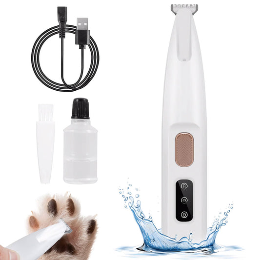 Innovato Design - LED Light Waterproof Dog Cat Pet Portable Trimmer Grooming