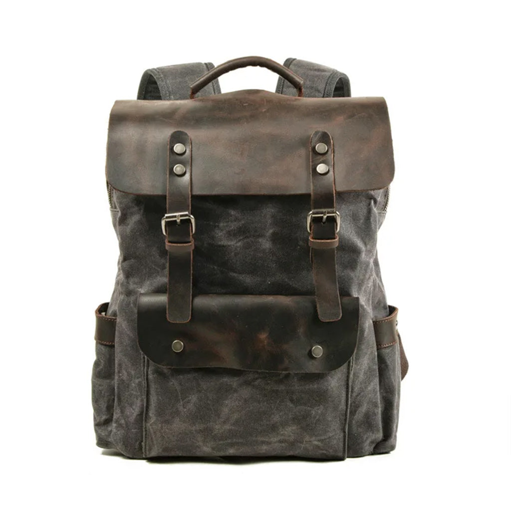 Retro Brown Leather Travel Backpack 36 to 55 Litre for Men – Innovato ...