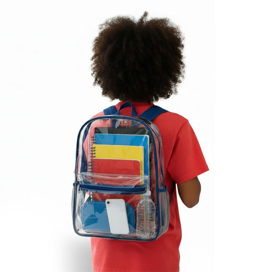PVC Transparent School Backpack for Teenagers