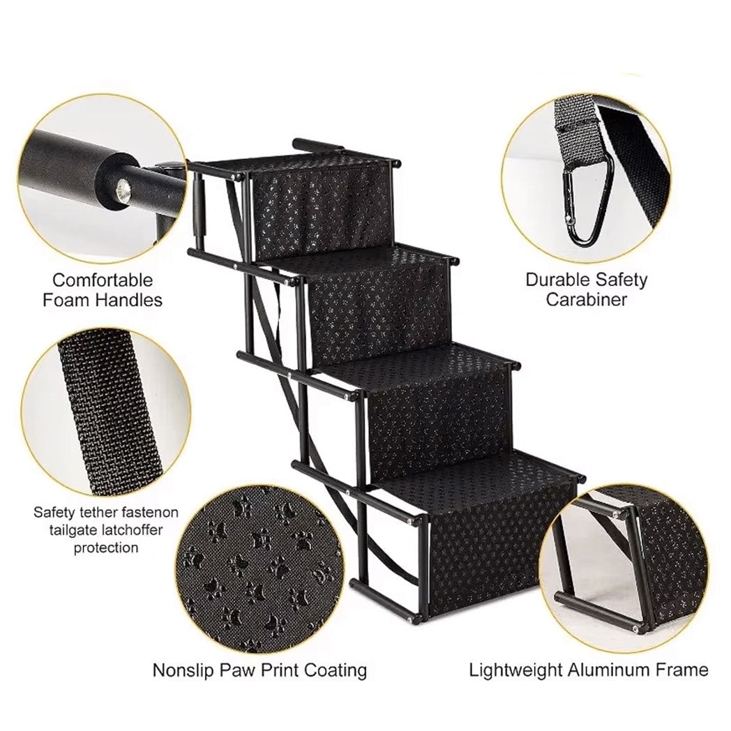 Innovato Design - Portable Foldable Dog Pet Stairs Ladder