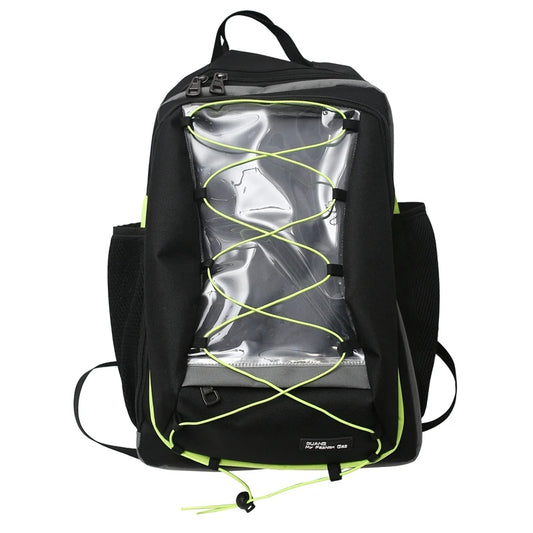 Transparent and Black Waterproof Fashion Backpack