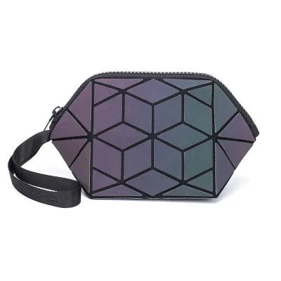 Luminous Schoolbags Travel Daypack Backpack Set for Women-clear backpack-Innovato Design-Only Clutch-Innovato Design