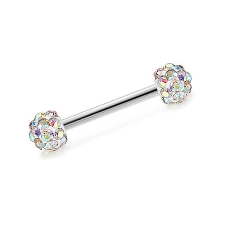 3-5 Pairs 14G Stainless Steel Piercing Navel Barbell Body Jewelry Piercing-Piercing-Innovato Design-3 Pairs-Innovato Design