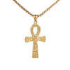 Stainless Steel Ancient Egyptian Ankh Symbol Pendant Necklace-Necklaces-Innovato Design-Gold-Innovato Design