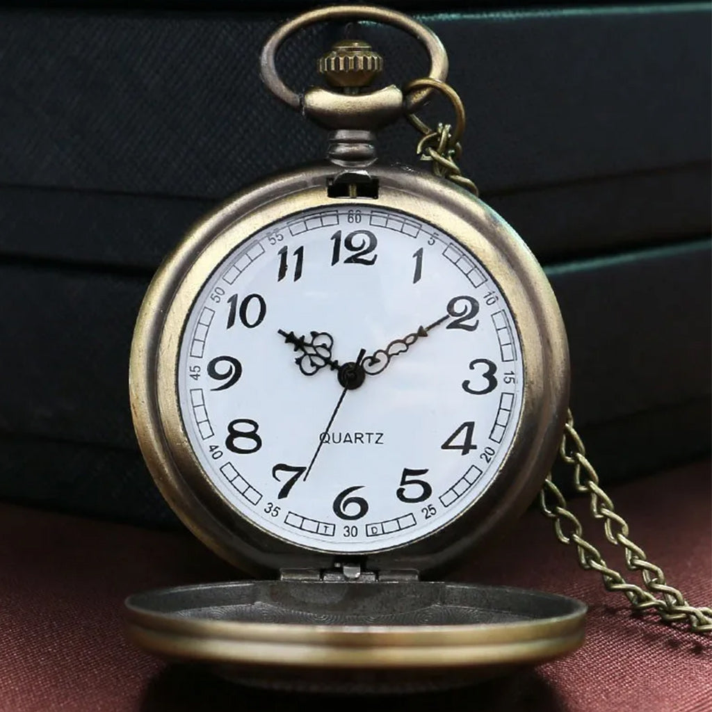 Masonic Freemason Square Compass Necklace & Pocket Watch Chain Gift Set-Watches-Innovato Design-Innovato Design