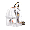 Cute Clear Mini Backpack Transparent Bookbag PVC for Women-clear backpack-Innovato Design-White-Innovato Design