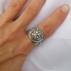 Male Lion 925 Sterling Silver Vintage Steampunk Retro Bike Ring-Gothic Rings-Innovato Design-6-Innovato Design