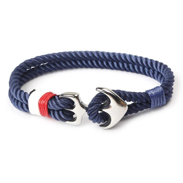 Men Women Rope Bracelet Infinity Anchor Charm Multicolored Friendship - InnovatoDesign