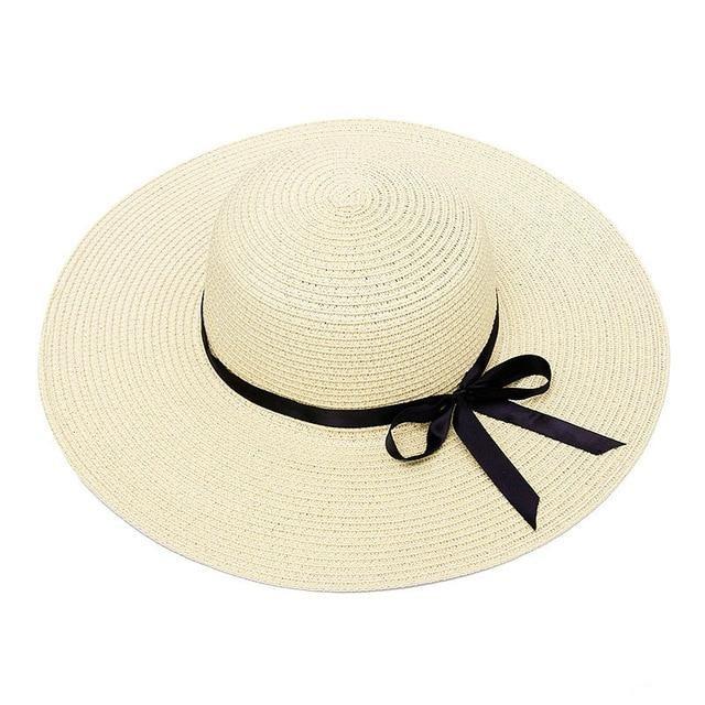 Wide Brim Straw Beach Floppy Hat for Women-Hats-Innovato Design-Pink-Innovato Design