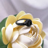 Jewelry Black Cubic Zircon Black Onyx Stone Engagement Wedding Rings for Women-Rings-Innovato Design-6-Innovato Design