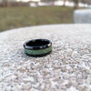 Black & Green Dragon Inlay Tungsten Carbide Ring-Rings-Innovato Design-5-Innovato Design