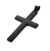 Stainless Steel Chain Black Cross Necklace for Men Women, 22-24 Inch - InnovatoDesign