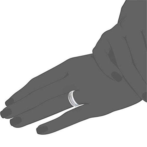 Men 8mm Silver Tungsten Carbide Ring Vintage Meteorites Pattern Wedding Engagement Band Domed Comfort Fit-Rings-Fashion Month-6-Innovato Design