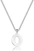 Stainless Steel Number Necklace Pendant for Men Women 20 Inch Chain Number 0-9-Necklaces-Innovato Design-A: Number Zero-Innovato Design