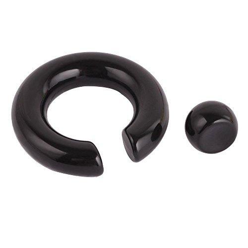 10 Pcs Acrylic Captive Bead Ring Lip, Belly, Cartilage Tragus Septum Earring Hoop 2mm-0G-Rings-IPINK-10 Pcs of 0G(8mm)-Innovato Design