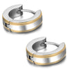 Stainless Steel Unique Small Hoop Earrings for Men 3 Pairs Huggie Earrings - InnovatoDesign