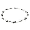Men's Punk Gothic Alloy Barbed Wire Necklace 20 Inch - InnovatoDesign