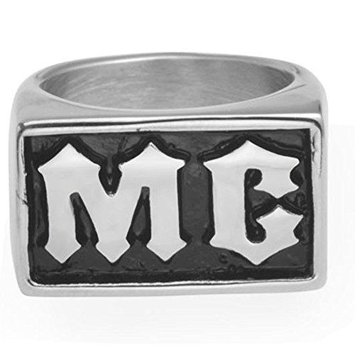 Size 7-15 Stainless Steel Motorcycle Biker MC Ring-Rings-Jude Jewelers-7-Innovato Design