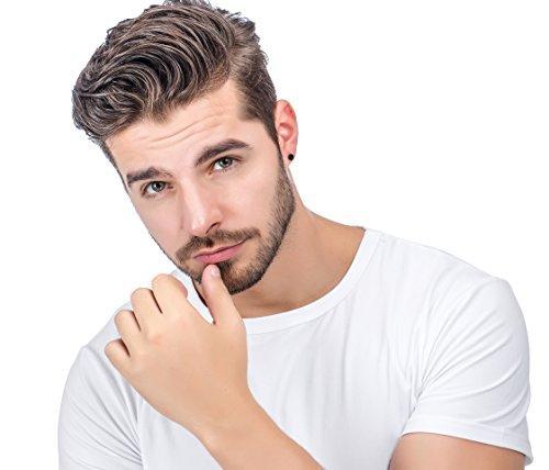 4 Pairs Stainless Steel Hoop Earrings for Men Women Stud Earrings CZ Huggie Piercing 18G-Earrings-Jstyle Jewelry-A: 4 Pairs Silver-Innovato Design