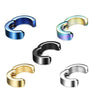 Stainless Steel Set Clip On Earrings for Men Women Hoop Huggie Earrings Non Piercing-Earrings-Innovato Design-4 Pairs-Innovato Design