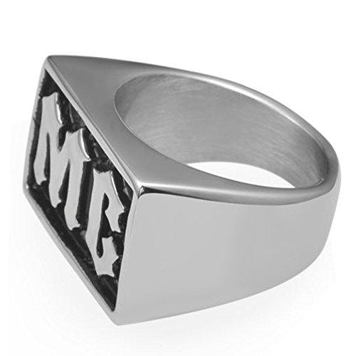 Size 7-15 Stainless Steel Motorcycle Biker MC Ring-Rings-Jude Jewelers-7-Innovato Design