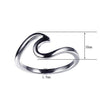 925 Sterling Silver Wave Ring Style For Women To Show Unlimited Beauty Sizes 5-10-Rings-Innovato Design-5-Innovato Design