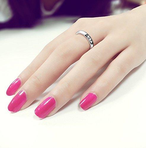 3 Pcs Faith Love Hope Stainless Steel Rings for Men Women Stackable Band Ring Wedding Engagement Fashion Band-Rings-Jstyle Jewelry-5-Innovato Design