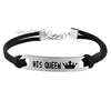His Always Hers Forever His and Hers Couples Bracelet Set-Bracelets-Jewelry_supplies-Her King His Queen-Innovato Design