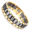 Men Tungsten Bracelet Black & Gold Gift Bag-Bracelets-Innovato Design-Innovato Design