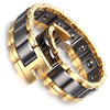 Men Tungsten Bracelet Black & Gold Gift Bag - InnovatoDesign