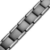 Double Strength Titanium Magnetic Therapy Bracelet For Arthritis Pain Relief Gray
