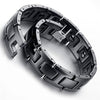 Men Ceramic Bracelet Black Magnetic Arthritis Pain Relief-Bracelets-Innovato Design-Innovato Design