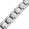 Double Strength Titanium Magnetic Therapy Bracelet For Arthritis Pain Relief Silver Color