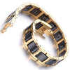 Men Tungsten Magnetic Bracelet Gold Black Elegant Gift-Bracelets-Innovato Design-Innovato Design